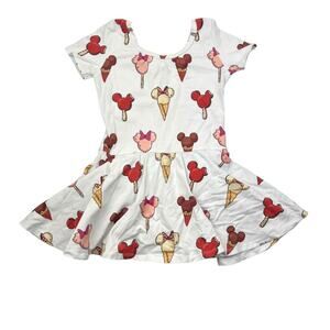 Wild Rich Kids Disney Mickey Ice Cream Skirted Leo Dress